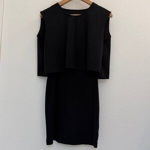 Chic Black Sleeveless Mini Dress